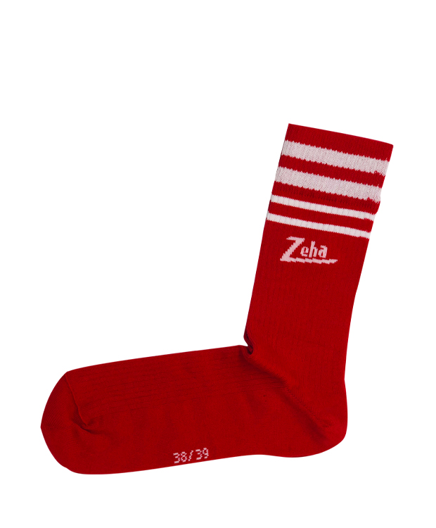 ZEHA BERLIN Accessoires Zeha Socken Unisex rot / weiß